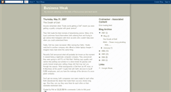 Desktop Screenshot of businessweak.blogspot.com