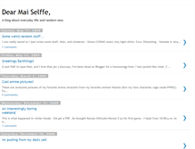Tablet Screenshot of dearmaiselffe.blogspot.com