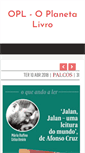 Mobile Screenshot of oplanetalivro.blogspot.com