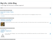Tablet Screenshot of biglifelittleblog.blogspot.com