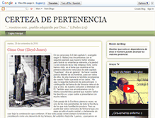 Tablet Screenshot of certezadepertenencia.blogspot.com