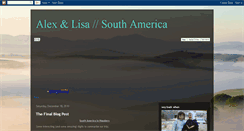 Desktop Screenshot of alexlisasouthamerica.blogspot.com