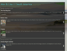 Tablet Screenshot of alexlisasouthamerica.blogspot.com