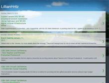 Tablet Screenshot of lillianhritz.blogspot.com