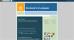 Desktop Screenshot of dokterkomputerku.blogspot.com