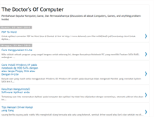 Tablet Screenshot of dokterkomputerku.blogspot.com