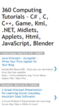 Mobile Screenshot of 360-computing-tutorials.blogspot.com