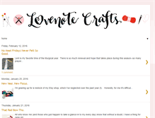 Tablet Screenshot of lovenotecrafts.blogspot.com