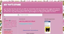 Desktop Screenshot of mytotstore.blogspot.com