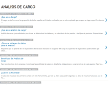 Tablet Screenshot of analisisdecargo.blogspot.com