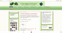 Desktop Screenshot of gingerkittydesigns.blogspot.com