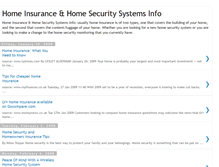 Tablet Screenshot of homeinsurancehomesecurity.blogspot.com