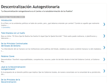 Tablet Screenshot of descentralizacionautogestionaria.blogspot.com
