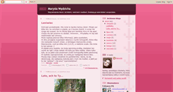 Desktop Screenshot of mariawedzicha.blogspot.com