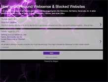 Tablet Screenshot of antiwebsense.blogspot.com
