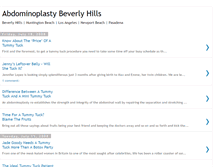 Tablet Screenshot of abdominoplastybeverlyhills.blogspot.com