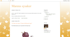 Desktop Screenshot of marens-sysaker.blogspot.com