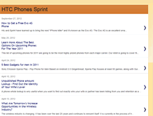 Tablet Screenshot of htcphonessprint.blogspot.com