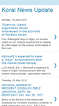 Mobile Screenshot of koralnewsupdate.blogspot.com