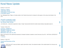 Tablet Screenshot of koralnewsupdate.blogspot.com