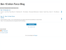 Tablet Screenshot of ben10alienforceblog.blogspot.com