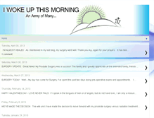 Tablet Screenshot of iwokeupthismorning2012.blogspot.com