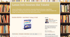 Desktop Screenshot of infoinsuransdantakaful.blogspot.com