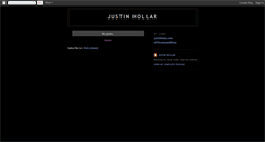 Desktop Screenshot of justinhollar.blogspot.com