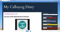 Desktop Screenshot of calbayogevents.blogspot.com