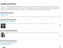 Tablet Screenshot of aidsfreeafrica.blogspot.com