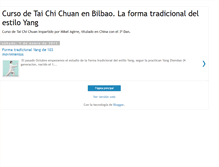 Tablet Screenshot of cursostaichibilbao.blogspot.com