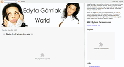 Desktop Screenshot of edyta-gorniak.blogspot.com