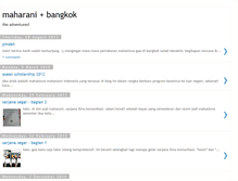 Tablet Screenshot of maharanigoestobangkok.blogspot.com
