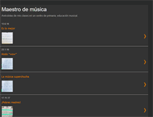 Tablet Screenshot of maestrodemusica.blogspot.com