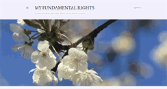 Desktop Screenshot of myfundamentalrights.blogspot.com