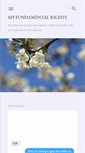 Mobile Screenshot of myfundamentalrights.blogspot.com