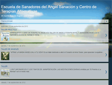 Tablet Screenshot of escueladesanadores.blogspot.com