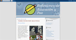 Desktop Screenshot of educacionypaz3.blogspot.com