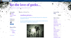 Desktop Screenshot of fortheloveofgeeks.blogspot.com