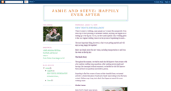 Desktop Screenshot of jamieandstevehappilyeverafter.blogspot.com