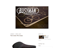 Tablet Screenshot of busymanbicycles.blogspot.com