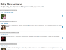 Tablet Screenshot of beingsteveandrews.blogspot.com