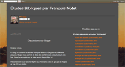 Desktop Screenshot of francoisnolet.blogspot.com