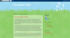 Desktop Screenshot of my-frontierville.blogspot.com