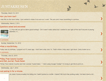 Tablet Screenshot of justakrusen.blogspot.com