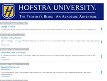 Tablet Screenshot of hofstraprovost.blogspot.com