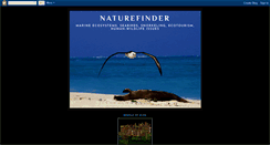 Desktop Screenshot of naturefinder.blogspot.com