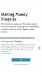 Mobile Screenshot of makingmoneyillegally.blogspot.com