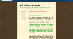 Desktop Screenshot of ednaldorodrigues.blogspot.com