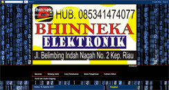 Desktop Screenshot of bhinnekaelektronik.blogspot.com